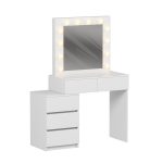 ΤΟΥΑΛΕΤΑ ΜΕ ΦΩΤΙΣΜΟ LED & ΣΥΡΤΑΡΙΑ BEYON HM2500.03 ΜΕΛΑΜΙΝΗ ΣΕ ΛΕΥΚΟ 80x40x140Υεκ. - Image 4