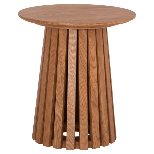ΤΡΑΠΕΖΑΚΙ ΒΟΗΘΗΤΙΚΟ TALBERT HM18025 MDF ΣΕ ΦΥΣΙΚΟ ΞΥΛΟΥ Φ45x50,5Υεκ.