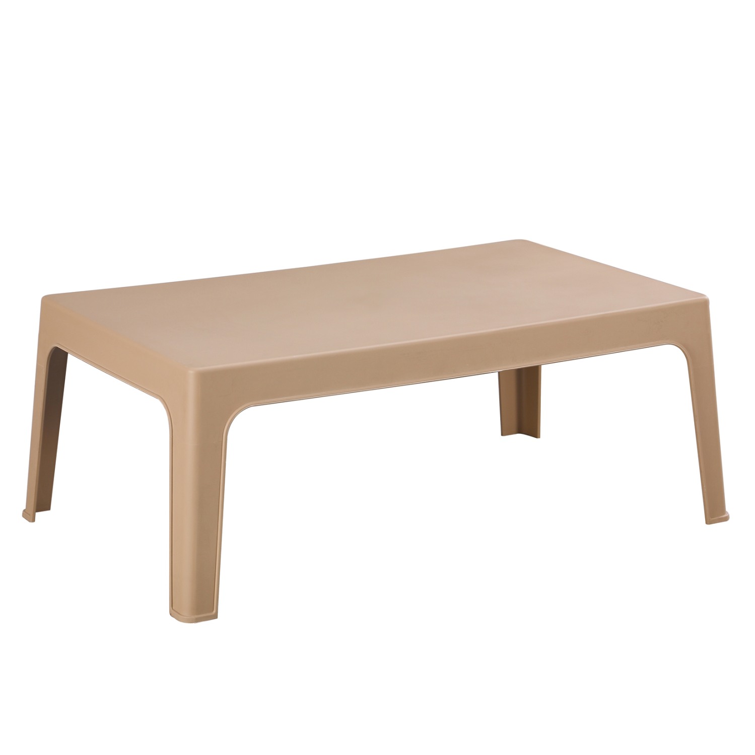 trapezaki-orthogonio-fb9636703-polypropy ΤΡΑΠΕΖΑΚΙ ΟΡΘΟΓΩΝΙΟ SLEEK HM6367.03 ΠΟΛΥΠΡΟΠΥΛΕΝΙΟ ΚΑΠΟΥΤΣΙΝΟ 105x64x40Υεκ. - Image 1
