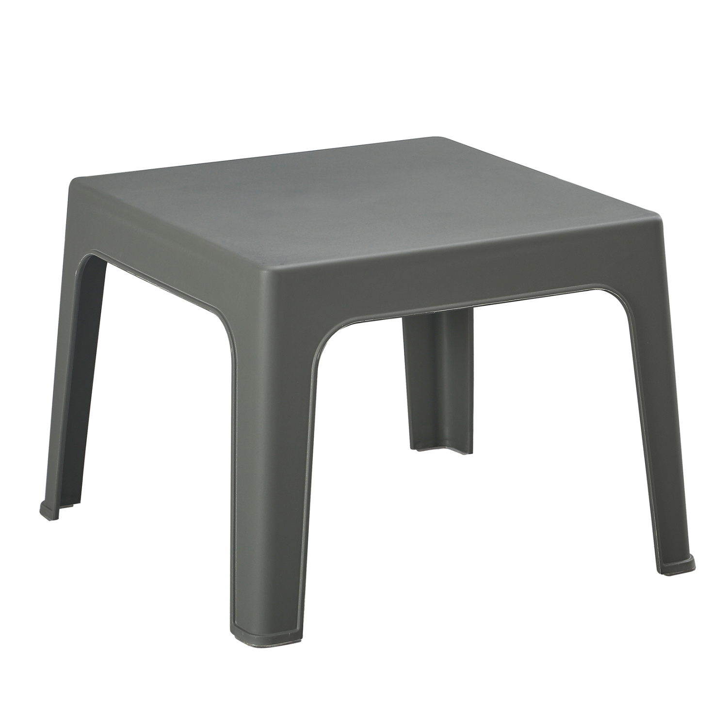 trapezaki-tetragono-fb9637105-polypropyl ΤΡΑΠΕΖΑΚΙ ΤΕΤΡΑΓΩΝΟ SLEEK HM6371.05 ΠΟΛΥΠΡΟΠΥΛΕΝΙΟ ΣΕ DARK OLIVE 56x56x40Υεκ. - Image 1