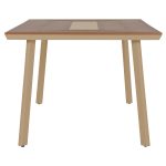 ΤΡΑΠΕΖΙ ΑΛΟΥΜΙΝΙΟΥ TABER HM5131.04 ΚΑΠΟΥΤΣΙΝΟ ΜΕ POLYWOOD TOP 200x100x75Υεκ - Image 4