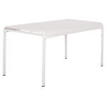 ΤΡΑΠΕΖΙ ΑΛΟΥΜΙΝΙΟΥ RACHEL HM6339.02 ΛΕΥΚΟ 150x80x75Υεκ. - Image 4