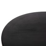 ΤΡΑΠΕΖΙ ΒΟΗΘΗΤΙΚΟ POMPU HM9794.02 ΜΑΥΡΟ ΜΑΣΙΦ ΞΥΛΟ SUAR Φ58x34Υεκ. - Image 6