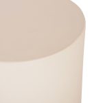ΤΡΑΠΕΖΙ ΒΟΗΘΗΤΙΚΟ FIBER CEMENT ΣΤΡΟΓΓΥΛΟ KYOKO HM6592.02 ΜΠΕΖ Φ40x43Υεκ. - Image 5
