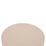 ΤΡΑΠΕΖΙ ΒΟΗΘΗΤΙΚΟ FIBER CEMENT ΣΤΡΟΓΓΥΛΟ KYOKO HM6592.02 ΜΠΕΖ Φ40x43Υεκ. - Image 6