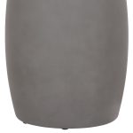 ΤΡΑΠΕΖΙ ΒΟΗΘΗΤΙΚΟ FIBER CEMENT ΣΤΡΟΓΓΥΛΟ HIKARI HM6593.01 ΓΚΡΙ Φ46x48Υεκ. - Image 6