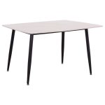 ΤΡΑΠΕΖΙ RAVEN HM18149.01 ΚΕΡΑΜΙΚΟ TOP ΜΕ ΟΨΗ ΛΕΥΚΟ ΜΑΡΜΑΡΟ 140x80x74Υεκ. - Image 4