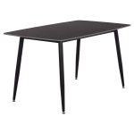 ΤΡΑΠΕΖΙ RAVEN HM18149.02 ΚΕΡΑΜΙΚΟ TOP ΜΕ ΟΨΗ ΜΑΥΡΟ ΜΑΡΜΑΡΟ 140x80x74Υεκ. - Image 4