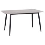 ΤΡΑΠΕΖΙ RAVEN HM18149.13 ΚΕΡΑΜΙΚΟ TOP ΜΕ ΟΨΗ ΓΚΡΙ ΜΑΡΜΑΡΟ 140x80x74Υεκ.