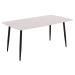 ΤΡΑΠΕΖΙ RAVEN HM18150.01 ΚΕΡΑΜΙΚΟ TOP ΜΕ ΟΨΗ ΛΕΥΚΟ ΜΑΡΜΑΡΟ 160x80x74Υεκ. - Image 4