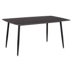 ΤΡΑΠΕΖΙ RAVEN HM18150.02 ΚΕΡΑΜΙΚΟ TOP ΜΕ ΟΨΗ ΜΑΥΡΟ ΜΑΡΜΑΡΟ 160x80x74Υεκ. - Image 4