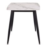 ΤΡΑΠΕΖΙ RAVEN HM9854.04 ΚΕΡΑΜΙΚΟ TOP ΜΕ ΟΨΗ ΜΑΡΜΑΡΟΥ τ.CALACATTA 120x70x73Υεκ. - Image 5