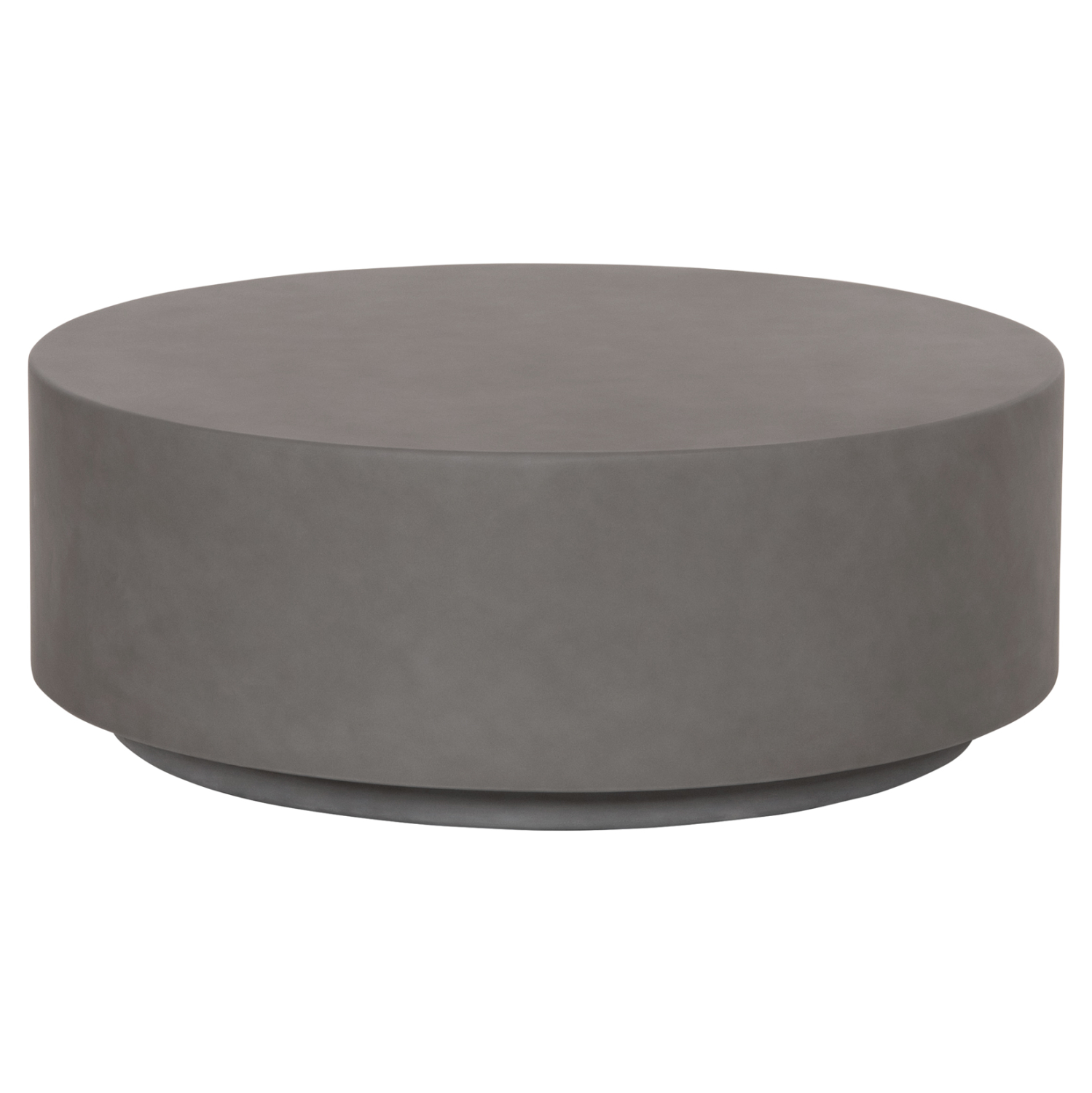 trapezi-mesis-stroggylo-fb9657901-gkri-f ΤΡΑΠΕΖΙ ΜΕΣΗΣ FIBER CEMENT ΣΤΡΟΓΓΥΛΟ KYOKO HM6579.01 ΓΚΡΙ Φ90x30Υεκ. - Image 1