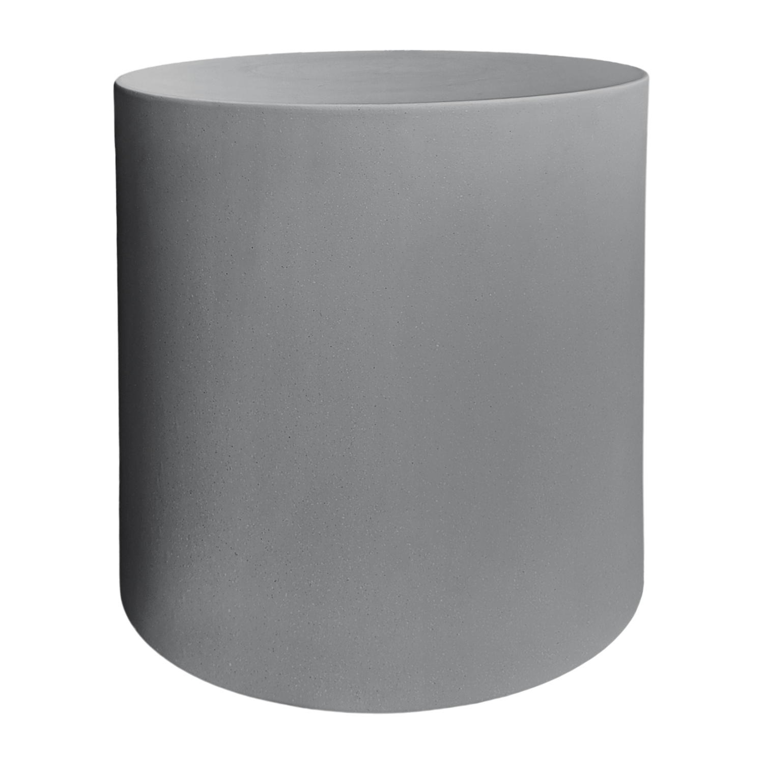 trapezi-mesis-stroggylo-fb9659201-gkri-f ΤΡΑΠΕΖΙ ΒΟΗΘΗΤΙΚΟ FIBER CEMENT ΣΤΡΟΓΓΥΛΟ KYOKO HM6592.01 ΓΚΡΙ Φ40x43Υεκ. - Image 1