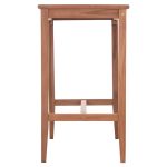 ΤΡΑΠΕΖΙ ΜΠΑΡ CRANSTON HM18111 ΞΥΛΟ ΤΕΑΚ--ΦΥΣΙΚΟ ΧΡΩΜΑ 120x60x105Υεκ. - Image 5