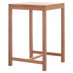 ΤΡΑΠΕΖΙ ΜΠΑΡ ΤΕΤΡΑΓΩΝΟ PRESSCOT HM18113 ΞΥΛΟ TEAK ΣΕ ΦΥΣΙΚΟ 70x70x105Υεκ. - Image 5