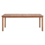 ΤΡΑΠΕΖΙ ΟΡΘΟΓΩΝΙΟ FINTO HM6616 ΞΥΛΟ TEAK--ΦΥΣΙΚΟ 200x100x75Υεκ. - Image 3