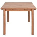ΤΡΑΠΕΖΙ ΟΡΘΟΓΩΝΙΟ FINTO HM6616 ΞΥΛΟ TEAK--ΦΥΣΙΚΟ 200x100x75Υεκ. - Image 5