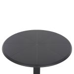 ΤΡΑΠΕΖΙ ΠΟΛΥΠΡΟΠΥΛΕΝΙΟΥ ΣΤΡΟΓΓΥΛΟ TERRIN HM6124.20 ΓΚΡΙ Φ61x77Υεκ. - Image 4