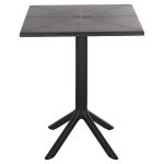 ΤΡΑΠΕΖΙ ΠΟΛΥΠΡΟΠΥΛΕΝΙΟΥ ΤΕΤΡΑΓΩΝΟ TERRIN HM6125.12 ΜΑΥΡΟ 60,5x60,5x76,5Υεκ. - Image 3