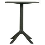 ΤΡΑΠΕΖΙ ΠΟΛΥΠΡΟΠΥΛΕΝΙΟΥ ΤΕΤΡΑΓΩΝΟ TERRIN HM6125.15 DARK OLIVE 60x60x75Υεκ. - Image 4