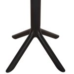ΤΡΑΠΕΖΙ ΠΟΛΥΠΡΟΠΥΛΕΝΙΟΥ ΤΕΤΡΑΓΩΝΟ TERRIN HM6125.12 ΜΑΥΡΟ 60,5x60,5x76,5Υεκ. - Image 6