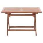 ΤΡΑΠΕΖΙ ΠΤΥΣΣΟΜΕΝΟ ΟΡΘΟΓΩΝΙΟ ERIS HM18117 ΞΥΛΟ TEAK--ΦΥΣΙΚΟ 120x70x76Υεκ. - Image 3
