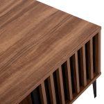 ΤΡΑΠΕΖΙ ΣΑΛΟΝΙΟΥ ΣΕΙΡΑ HARRY HM18007.01 ΜΕΛΑΜΙΝΗ ΦΥΣΙΚΟ ΞΥΛΟΥ-ΜΑΥΡΟ 110x60x43,5Υεκ. - Image 6