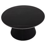ΤΡΑΠΕΖΙ ΣΑΛΟΝΙΟΥ DUNCAN HM18022.01 ΚΕΡΑΜΙΚΟ TOP-MDF ΒΑΣΗ-ΜΑΥΡΟ Φ80x41Υεκ. - Image 5