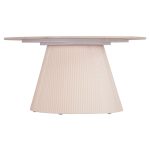 ΤΡΑΠΕΖΙ ΣΑΛΟΝΙΟΥ DUNCAN HM18022.02 ΚΕΡΑΜΙΚΟ TOP-MDF ΒΑΣΗ-ΚΡΕΜ ΛΕΥΚΟ Φ80x41Υεκ. - Image 3