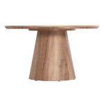 ΤΡΑΠΕΖΙ ΣΑΛΟΝΙΟΥ KARAN HM18028 MDF ΣΕ ΦΥΣΙΚΟ ΧΡΩΜΑ ΞΥΛΟΥ Φ80x45,5Υεκ. - Image 4