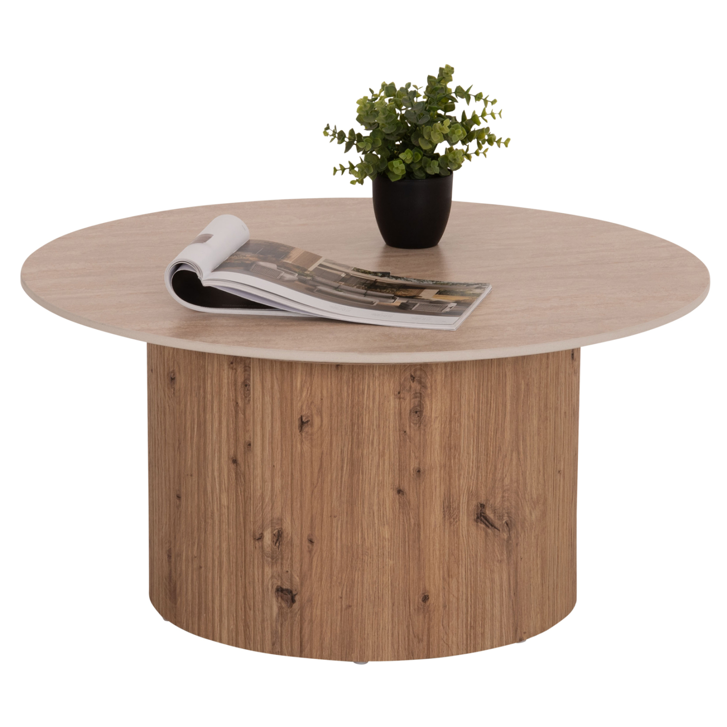 trapezi-salonioy-fb918325-keramiko-top-o ΤΡΑΠΕΖΙ ΣΑΛΟΝΙΟΥ TWIL HM18325 ΚΕΡΑΜΙΚΟ TOP ΟΨΗ ΤΡΑΒΕΡΤΙΝΑΣ-MDF ΒΑΣΗ Φ80x40Υεκ - Image 1