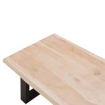 ΤΡΑΠΕΖΙ ΣΑΛΟΝΙΟΥ SOFIA SLIM HM8502.21 ΞΥΛΟ ΑΚΑΚΙΑΣ ΣΕ ΑΝΟΙΧΤΟ ΦΥΣΙΚΟ 115x65x45Υεκ. - Image 6