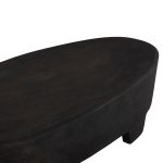 ΤΡΑΠΕΖΙ ΣΑΛΟΝΙΟΥ ΟΒΑΛ ΣΕΙΡΑ SANTORINI HM18066 MDF ΣΕ ΜΑΥΡΟ ΧΡΩΜΑ 100x60x33Υεκ. - Image 6