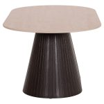 ΤΡΑΠΕΖΙ ΣΑΛΟΝΙΟΥ ΟΒΑΛ CATER HM18321 ΚΕΡΑΜΙΚΟ TOP ΟΨΗ ΤΡΑΒΕΡΤΙΝΑΣ-MDF ΒΑΣΗ 120x60x46Υεκ - Image 5
