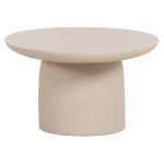 ΤΡΑΠΕΖΙ ΣΑΛΟΝΙΟΥ FIBER CEMENT ΟΒΑΛ BRECCAN HM6594.02 ΜΠΕΖ 130x70x42Υεκ - Image 6
