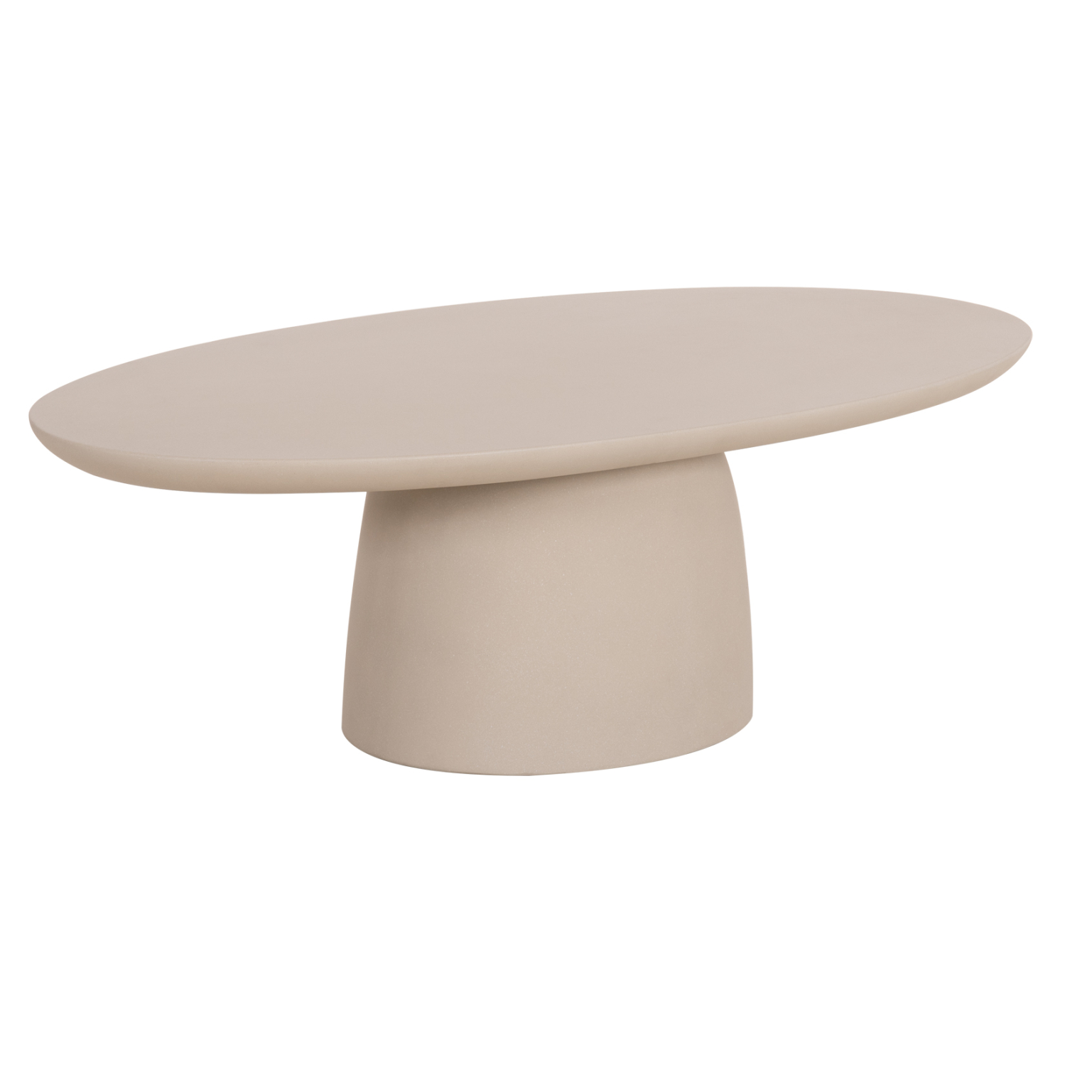 trapezi-salonioy-obal-fb9659402-mpez-fib ΤΡΑΠΕΖΙ ΣΑΛΟΝΙΟΥ FIBER CEMENT ΟΒΑΛ BRECCAN HM6594.02 ΜΠΕΖ 130x70x42Υεκ - Image 1