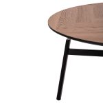 ΤΡΑΠΕΖΙ ΣΑΛΟΝΙΟΥ ΠΕΡΙΣΤΡΕΦΟΜΕΝΟ NORTON HM18035.03 ΜΕΤΑΛΛΟ ΜΑΥΡΟ-MDF TOP Φ80x45,5Υ - Image 6