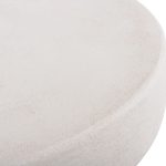 ΤΡΑΠΕΖΙ ΣΑΛΟΝΙΟΥ ΣΤΡΟΓΓΥΛΟ ΣΕΙΡΑ SANTORINI HM18051 MDF ΣΕ ΥΠΟΛΕΥΚΟ ΧΡΩΜΑ Φ60x42,5Υεκ. - Image 6