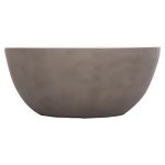 ΤΡΑΠΕΖΙ ΣΑΛΟΝΙΟΥ ΣΤΡΟΓΓΥΛΟ ALLAN HM18162.03 FIBER CEMENT ΣΕ ΓΚΡΙ--Φ92x49Υεκ. - Image 3