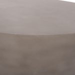 ΤΡΑΠΕΖΙ ΣΑΛΟΝΙΟΥ ΣΤΡΟΓΓΥΛΟ ALLAN HM18162.03 FIBER CEMENT ΣΕ ΓΚΡΙ--Φ92x49Υεκ. - Image 5