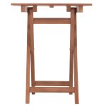 ΤΡΑΠΕΖΙ ΣΚΗΝΟΘΕΤΗ ΤΕΤΡΑΓΩΝΟ HEIDEL HM18121 ΞΥΛΟ TEAK--ΦΥΣΙΚΟ 60x60x75Υεκ. - Image 5
