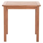 ΤΡΑΠΕΖΙ ΤΕΤΡΑΓΩΝΟ PRESSCOT HM18122 ΞΥΛΟ TEAK--ΦΥΣΙΚΟ 80x80x76Υεκ. - Image 3