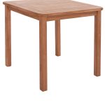 ΤΡΑΠΕΖΙ ΤΕΤΡΑΓΩΝΟ PRESSCOT HM18122 ΞΥΛΟ TEAK--ΦΥΣΙΚΟ 80x80x76Υεκ. - Image 5