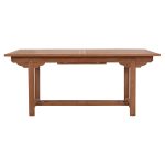 TΡΑΠΕΖΙ ΤΡΑΠΕΖΑΡΙΑΣ ΑΝΟΙΓΟΜΕΝΟ CRANDER HM6376 ΞΥΛΟ TEAK ΣΕ ΦΥΣΙΚΟ 180-240x100x76Υεκ - Image 3