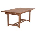 TΡΑΠΕΖΙ ΤΡΑΠΕΖΑΡΙΑΣ ΑΝΟΙΓΟΜΕΝΟ CRANDER HM6376 ΞΥΛΟ TEAK ΣΕ ΦΥΣΙΚΟ 180-240x100x76Υεκ - Image 5
