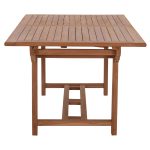 TΡΑΠΕΖΙ ΤΡΑΠΕΖΑΡΙΑΣ ΑΝΟΙΓΟΜΕΝΟ CRANDER HM6376 ΞΥΛΟ TEAK ΣΕ ΦΥΣΙΚΟ 180-240x100x76Υεκ - Image 6