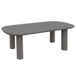 ΤΡΑΠΕΖΙ ΤΡΑΠΕΖΑΡΙΑΣ FIBER CEMENT KIORA HM6597.01 ΓΚΡΙ 200x100x75Υεκ