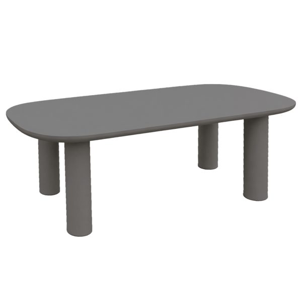 ΤΡΑΠΕΖΙ ΤΡΑΠΕΖΑΡΙΑΣ FIBER CEMENT KIORA HM6597.01 ΓΚΡΙ 200x100x75Υεκ