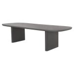 ΤΡΑΠΕΖΙ ΤΡΑΠΕΖΑΡΙΑΣ FIBER CEMENT AZAMI HM6601.01 ΓΚΡΙ 300x112x75Υεκ. - Image 4